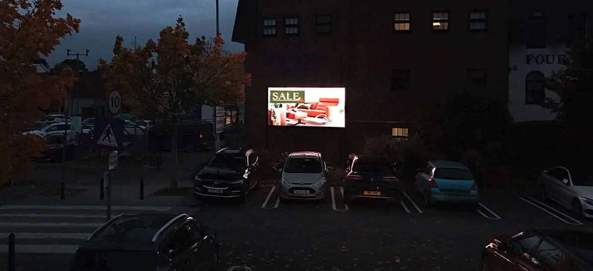Mere Green Retail Park Sutton Coldfield Digital Advertising Board